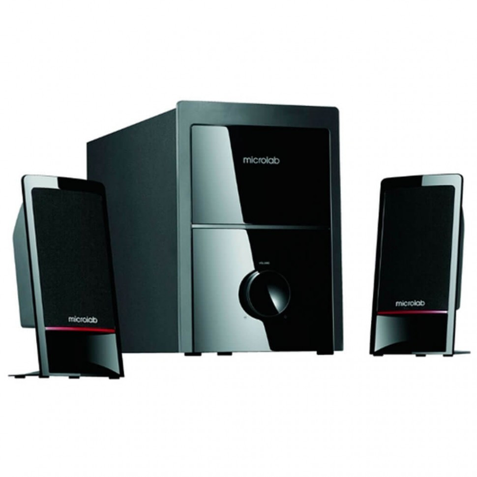 Акустическая система, Microlab, M-700, 2.1, 40Вт (12*2+16Вт), Вход 3.5 MiniJack-2RCA, Чёрный