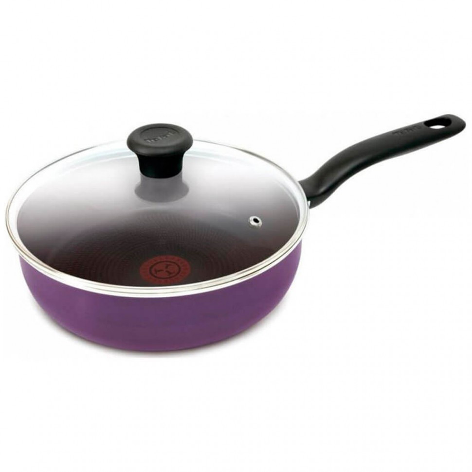 Сотейник 24 с крышкой Tefal 04166224 Cook right cas
