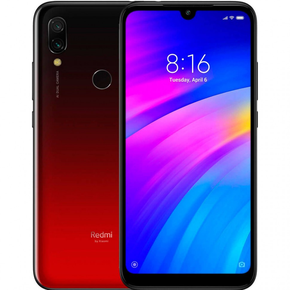 Смартфон XIAOMI Redmi note 7 3+32 red