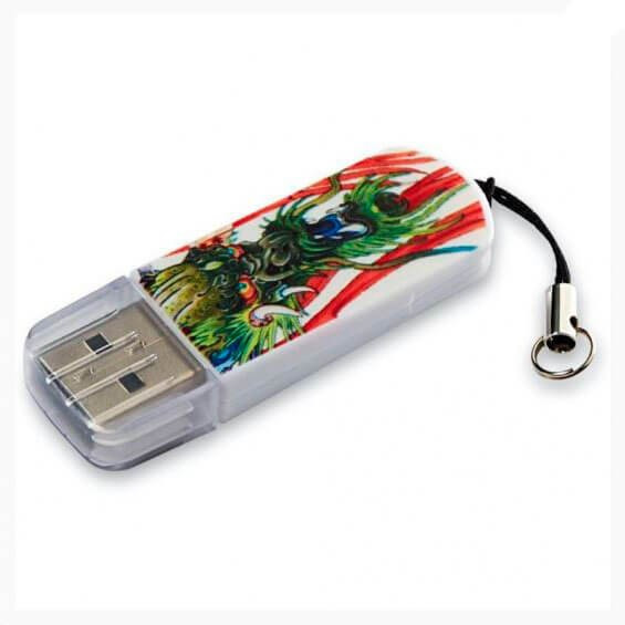 USB накопитель 8GB 2.0 Verbatim 049884 дракон
