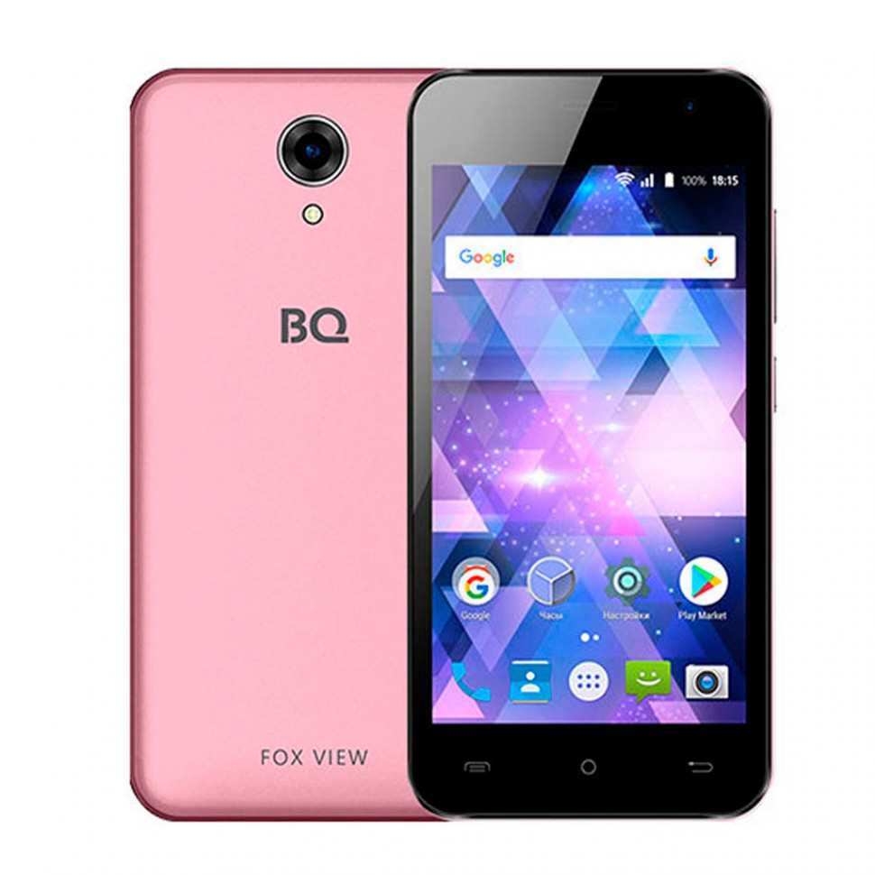 Смартфон BQ 4585 Fox View Rose-Gold