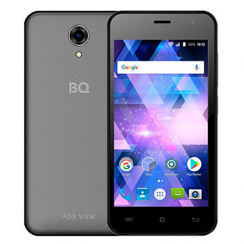 Смартфон BQ 4585 Fox View Titanium Gray