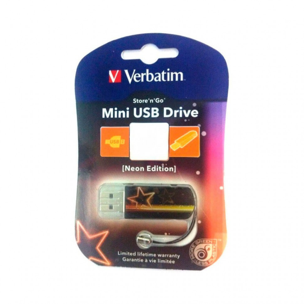 USB Флеш 16GB 2.0 Verbatim 049394 оранжевый