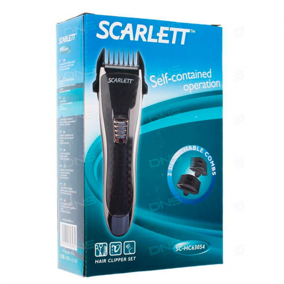 Машинка для стрижки волос Scarlett SC-HC63054 черный