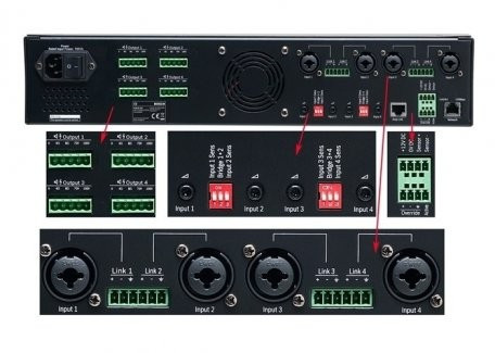 Усилитель BOSCH PLM-4P125