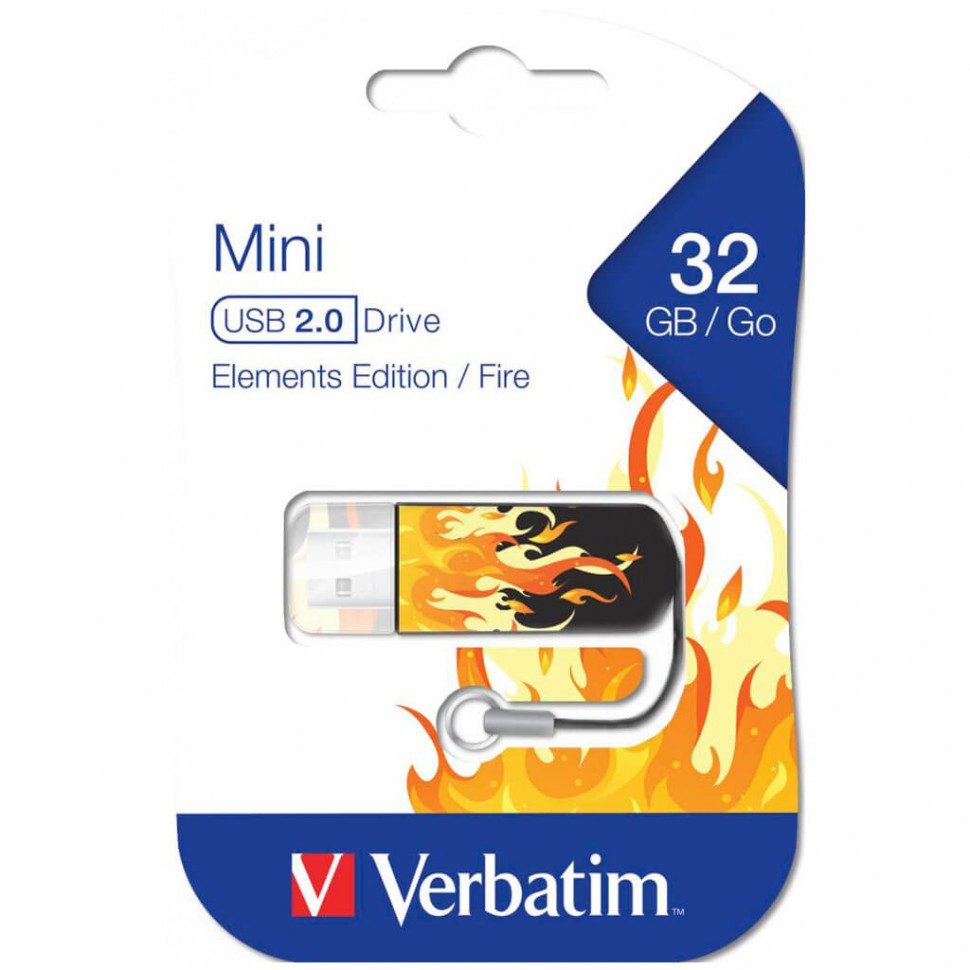 USB Флеш 32GB 2.0 Verbatim 049409 огонь