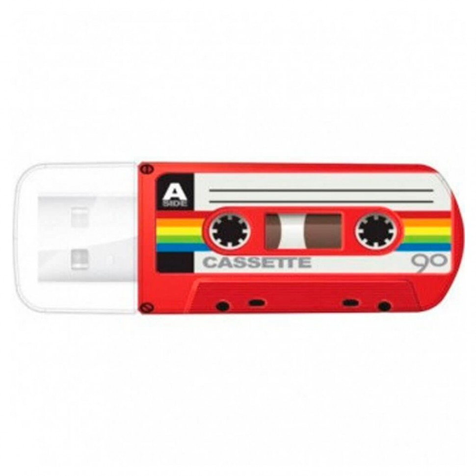 USB Флеш 32GB 2.0 Verbatim 049392 кассета красная