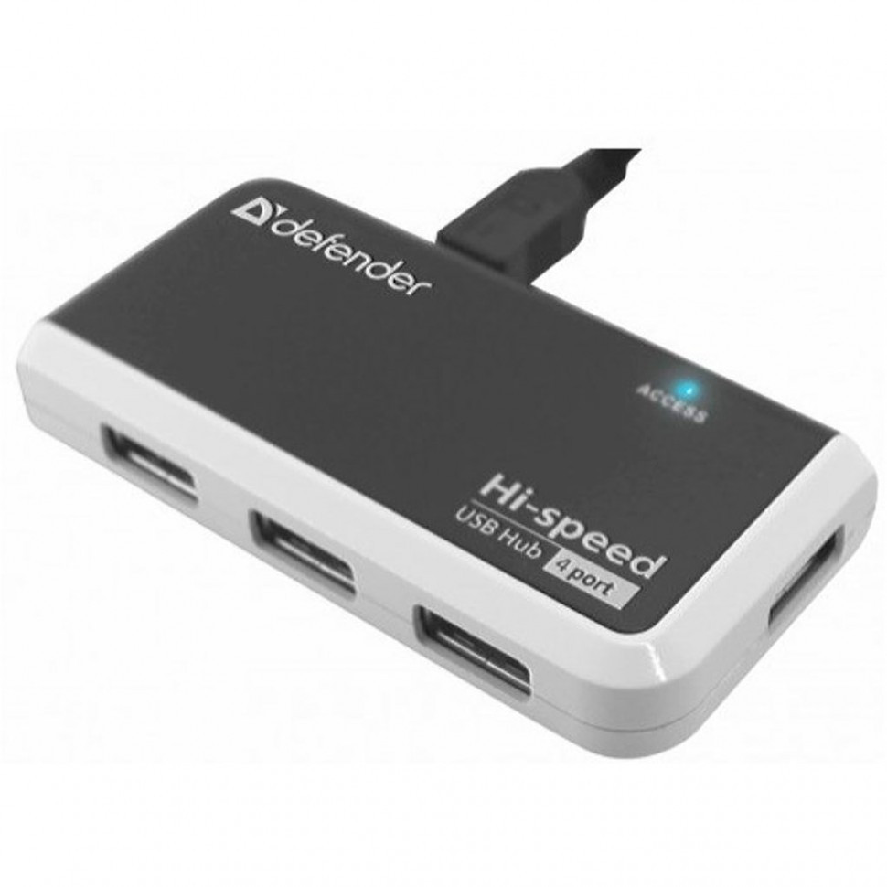 Разветвитель Defender Quadro Infix USB2.0, 4порта