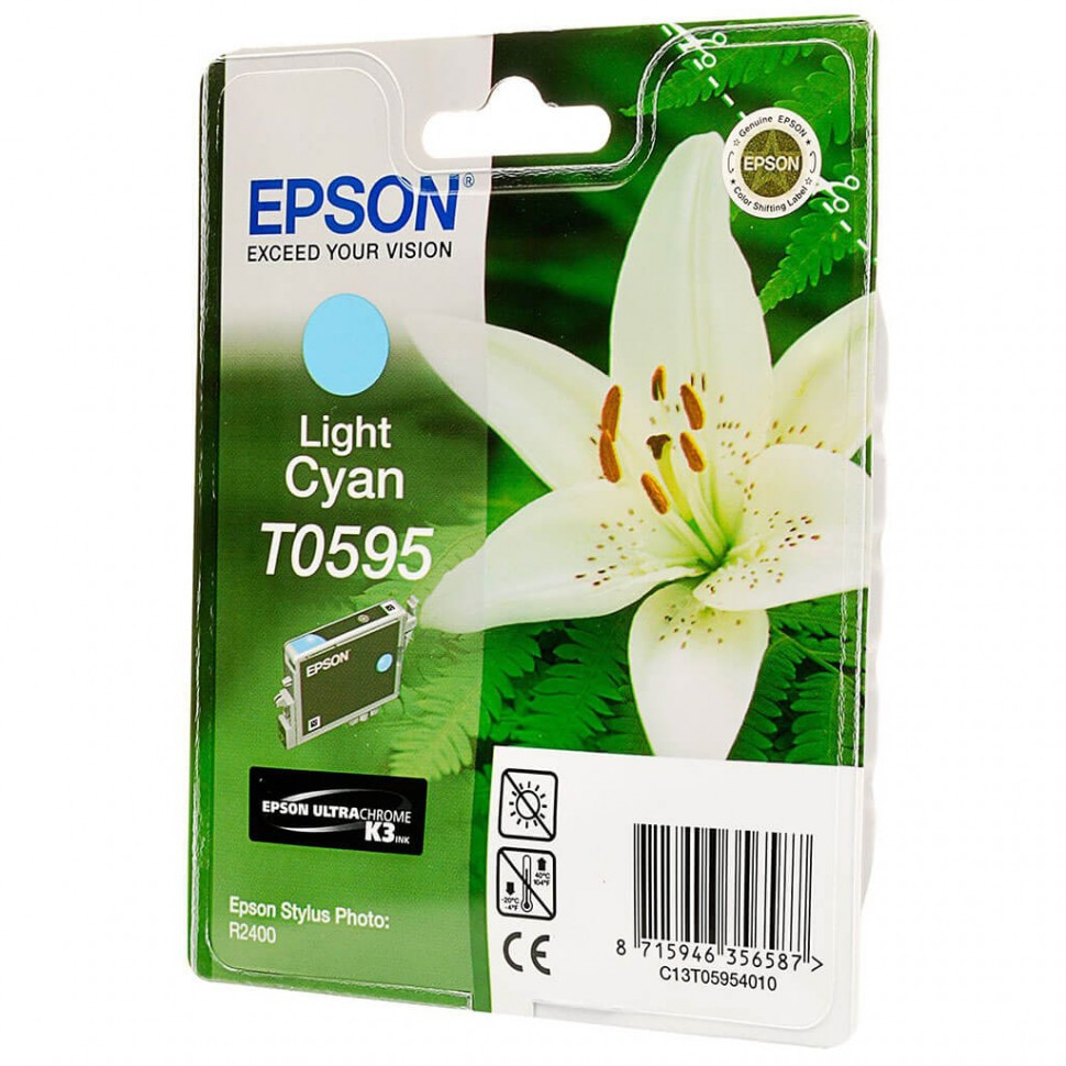 C13T05954010 R2400 Ink Cartridge Light Cyan new