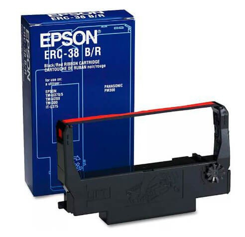 Черный/красный риббон-картридж Epson C43S015376
