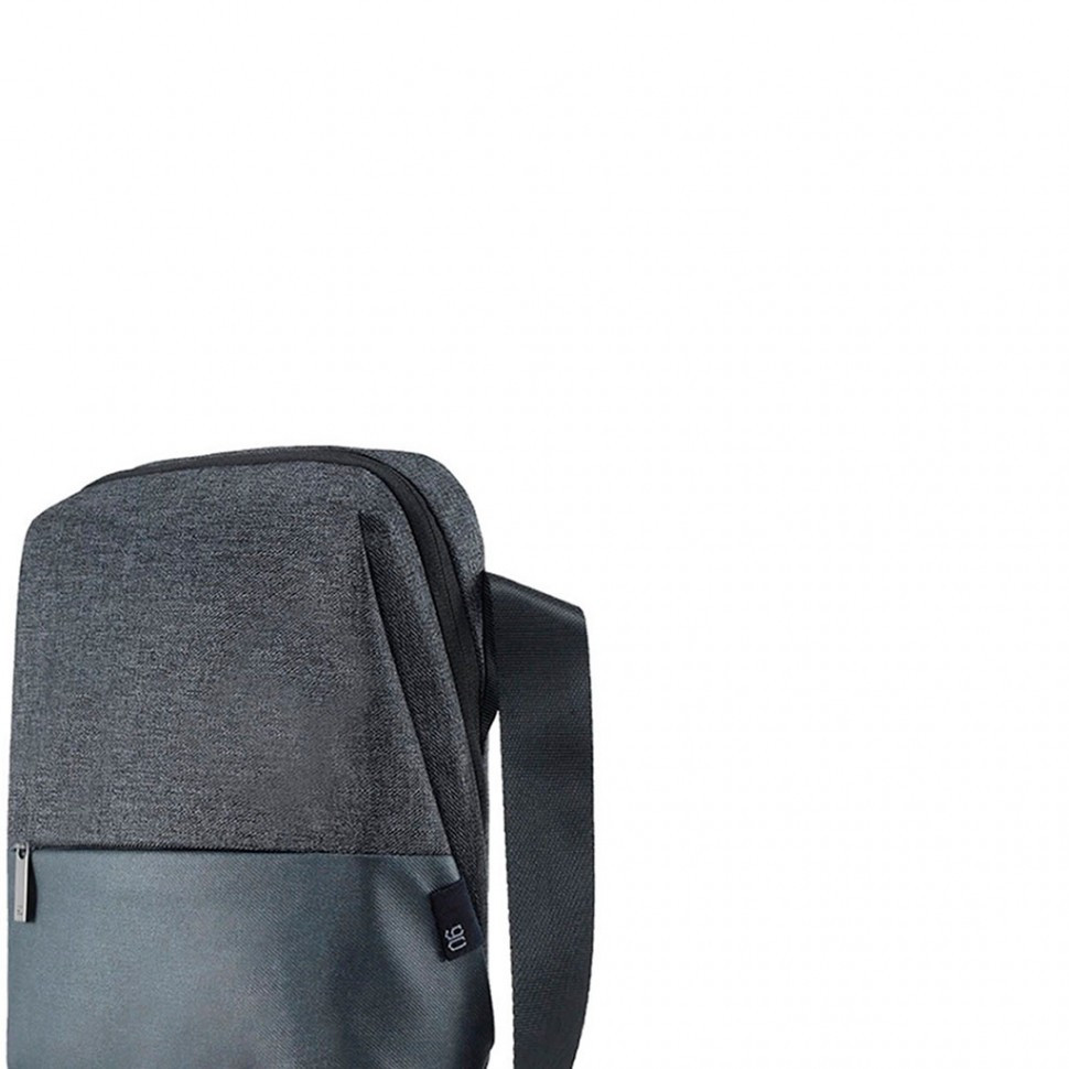 Сумка RunMi 90GOFUN, Xiaomi, (6970055342353), 21x28x7 см, Полиэстер, Оксфорд, 380 г, Темно-Серый