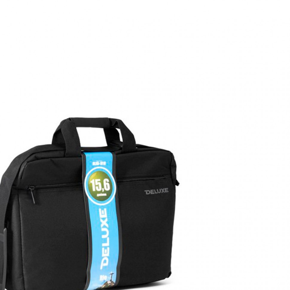 Сумка для ноутбука, Deluxe, Rio 15.6" (DLNB-101B), 15.6", Лёгкая, Внешнее отделение на молнии, 1 внутреннее