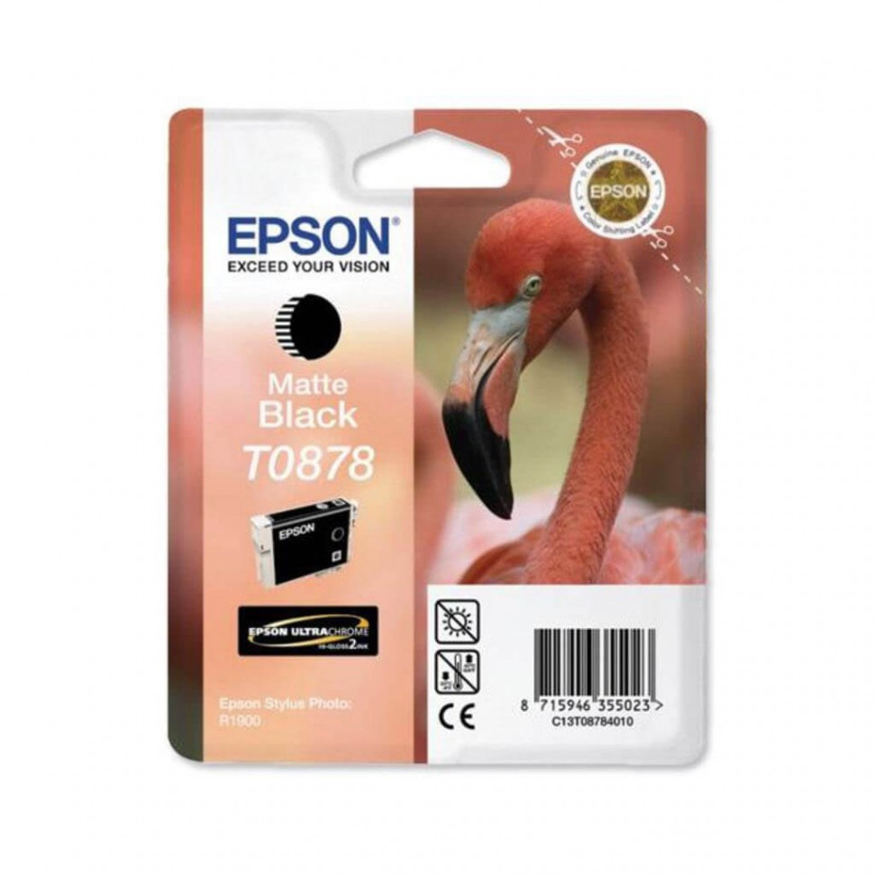 C13T08784010 R1900 Matte Black Ink (UltraChrome HiGloss2Ink )