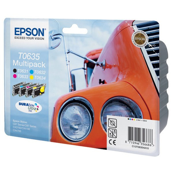 Картридж Epson? C13T06354A10, Multi Pack (B, C, M, Y)