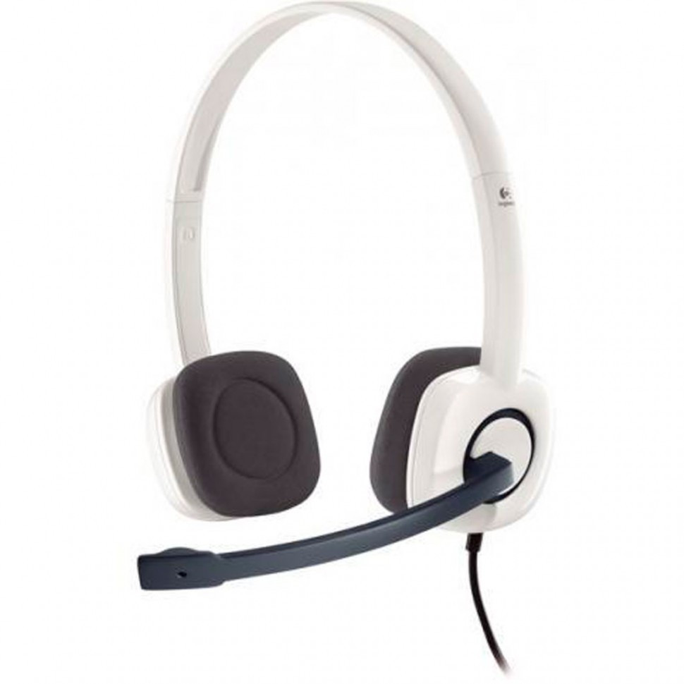 Наушники-гарнитура проводная Logitech HEADSET H150 белый