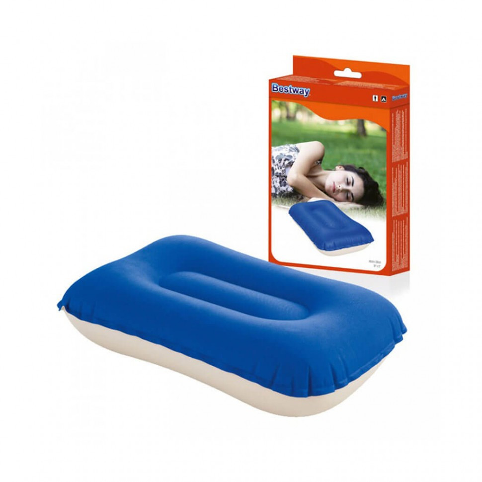 Подушка надувная тканевая Fabric Air Pillow 42 х 26 х 10 см, Bestway, 67173