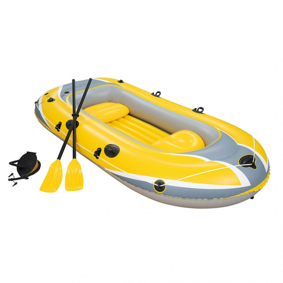 Лодка надувная Hydro-Force Raft Set 255 х 127 х 41 см, BESTWAY, 61068