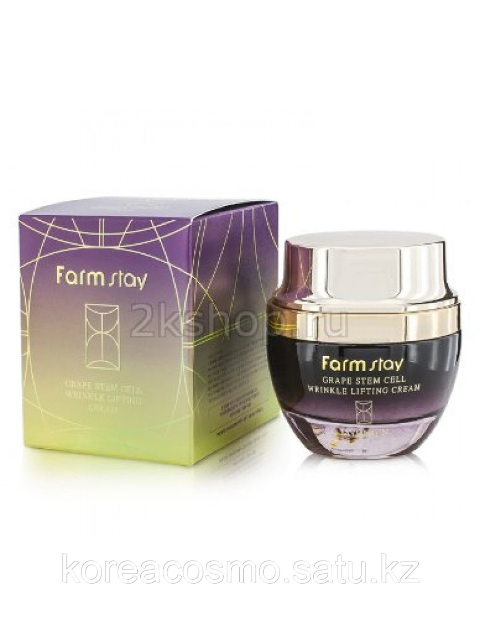 FarmStay Лифтинг-крем от морщин с фитостволовыми клетками винограда Grape Stem Cell Wrinkle Lifting Cream 50g