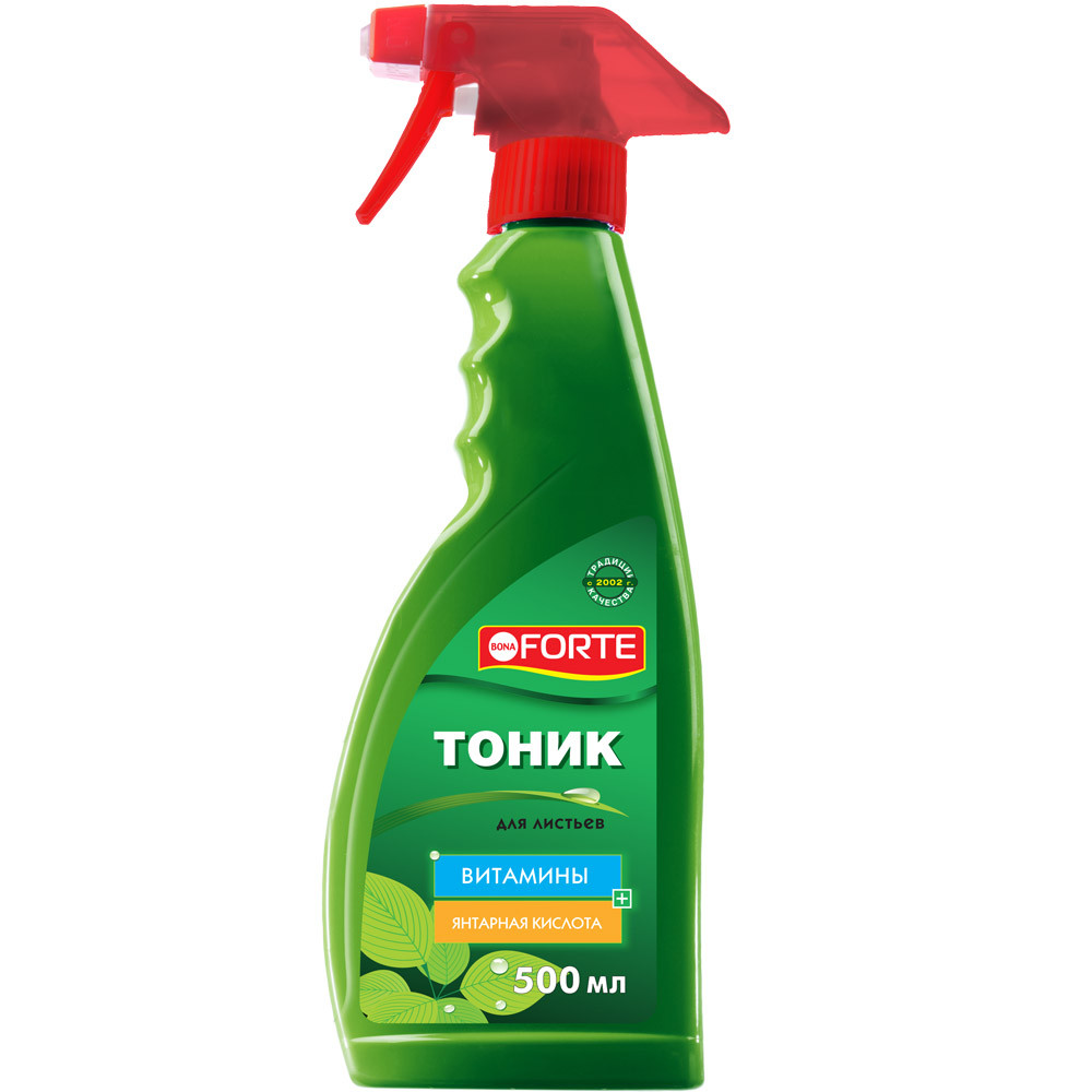 Bona Forte Спрей тоник листьев, флакон 500 мл/ 12