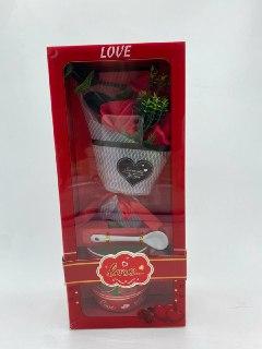 Мыльные розы в коробке "Love"