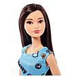 Barbie Куклой Барби Брюнетка, Азия, в голубом платье, фото 4