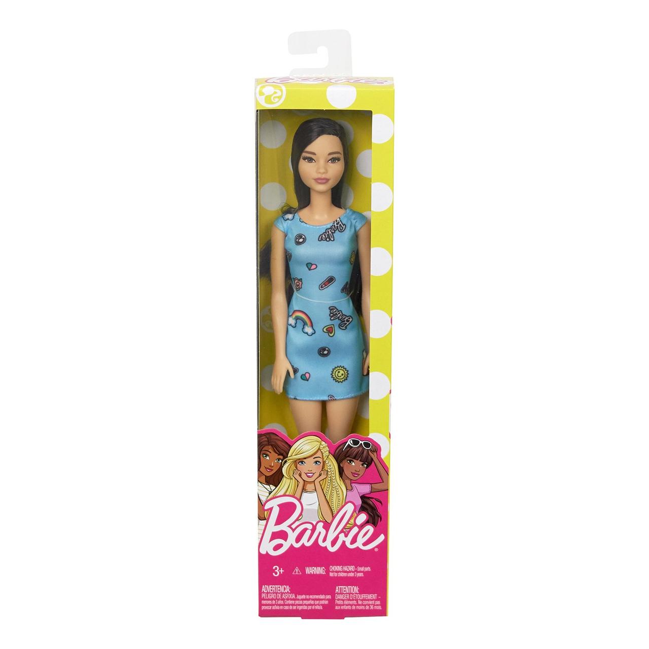 Barbie Куклой Барби Брюнетка, Азия, в голубом платье
