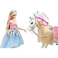 Barbie Игровой Набор "Приключения Принцессы" Сверкающая верховая лошадка Барби (свет, звук), фото 4