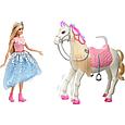 Barbie Игровой Набор "Приключения Принцессы" Сверкающая верховая лошадка Барби (свет, звук), фото 5
