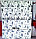 Водонепроницаемая тканевая шторка для ванной Miranda Ancient 180x200 см, фото 2
