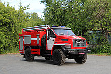 Автоцистерна пожарная АЦ-4,0-40 (43206)  На базе Урал 43206; Насос: С насосом заднего расположения
