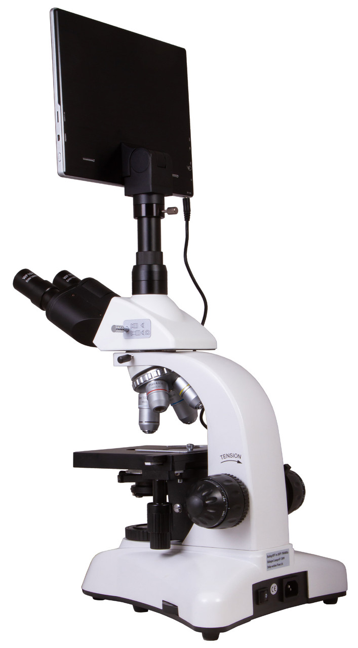 Микроскоп цифровой Levenhuk MED D25T LCD, тринокулярный, фото 1