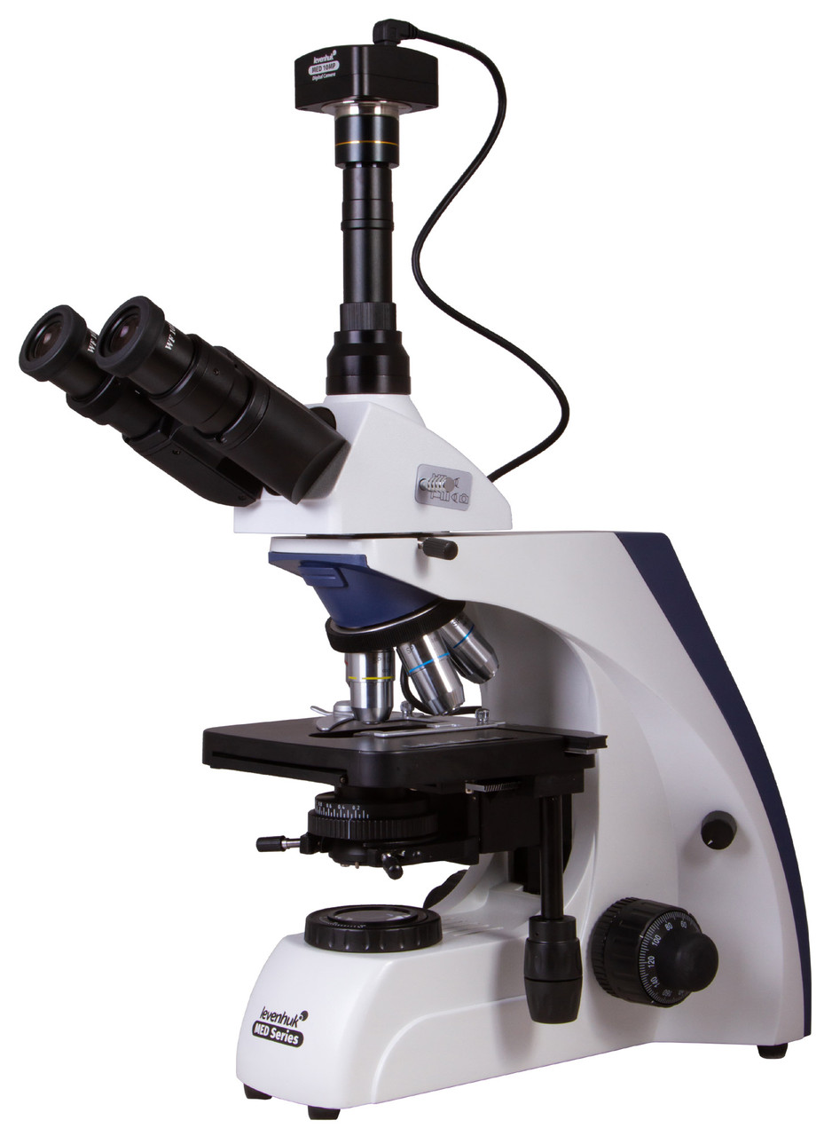 Микроскоп цифровой Levenhuk MED D30T, тринокулярный, фото 1