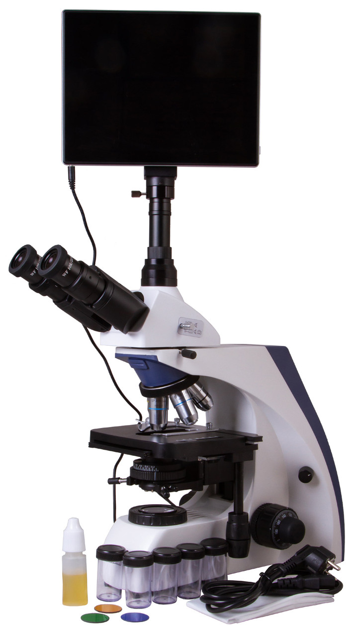 Микроскоп цифровой Levenhuk MED D30T LCD, тринокулярный - фото 2 - id-p81601372