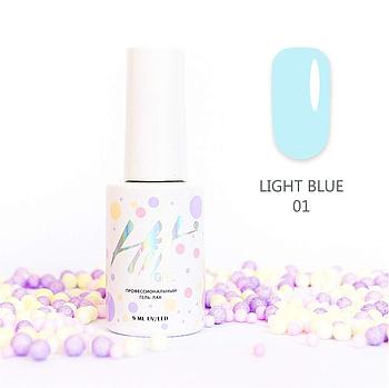 Гель-лак HIT gel Light Blue №01, 9мл