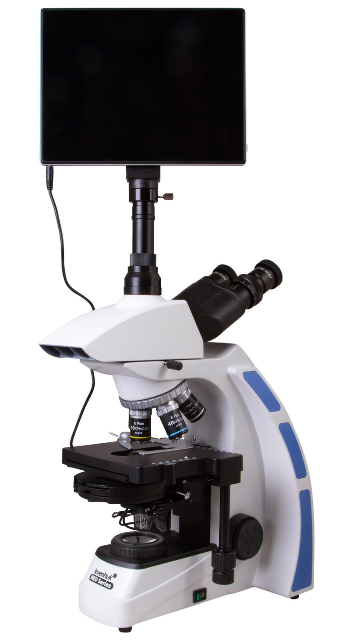 Микроскоп цифровой Levenhuk MED D45T LCD, тринокулярный, фото 1