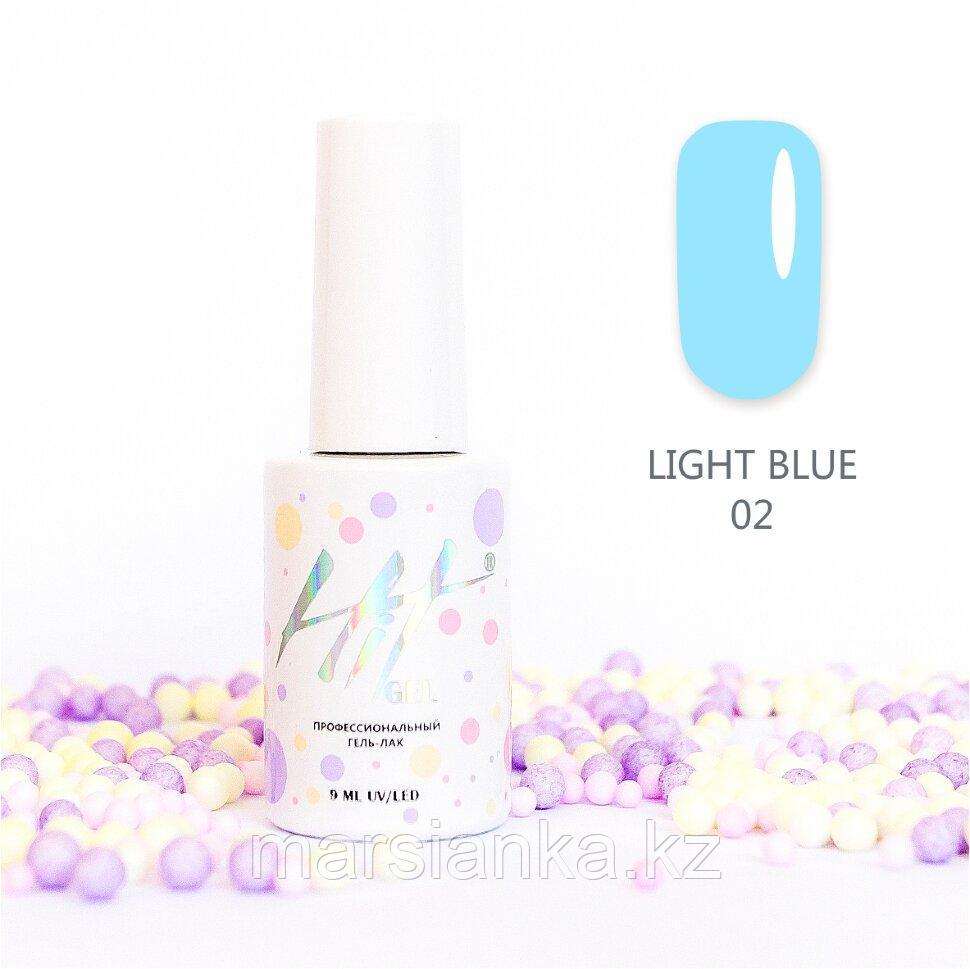 Гель-лак HIT gel Light Blue №02, 9мл