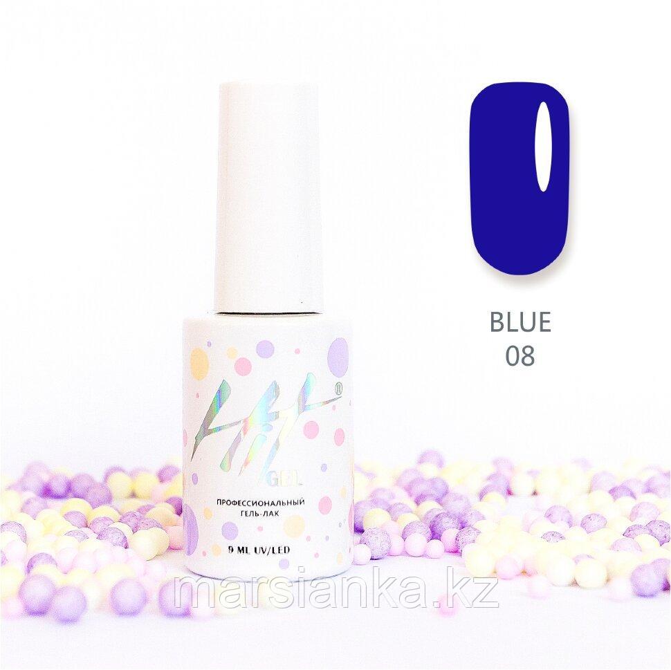 Гель-лак HIT gel Blue №08, 9мл