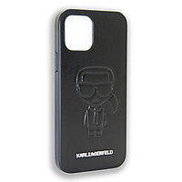 Karl Lagerfeld Collections IKONIK OUTLINE Black Apple iPhone 12 Max, iPhone 12 Pro