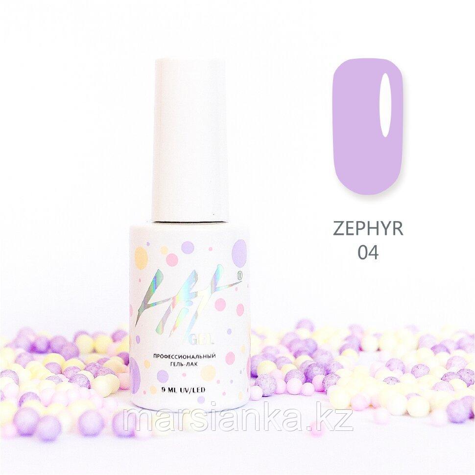 Гель-лак HIT gel Zephyr №04, 9мл