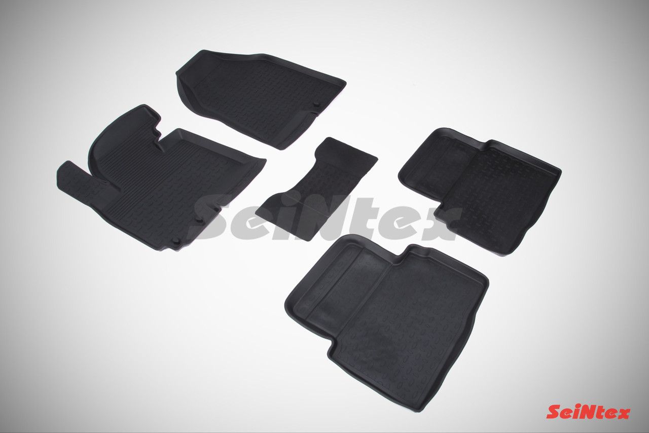 Резиновые коврики с высоким бортом для KIA Sportage III 2010-2015 - фото 1 - id-p81601516