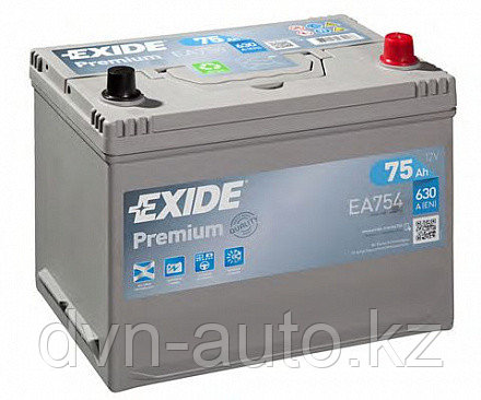 Аккумулятор Exide EA 754 75Ah - фото 1 - id-p18232200