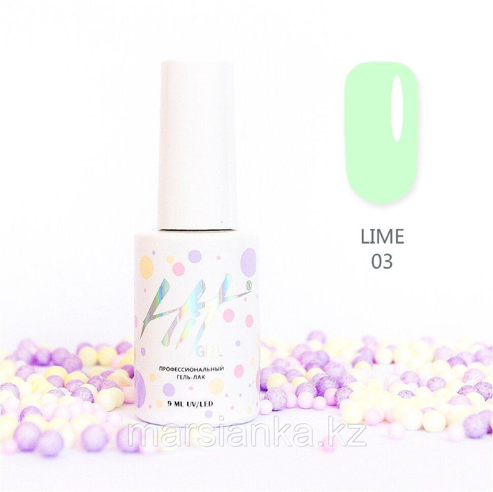 Гель-лак HIT gel Lime №03, 9мл