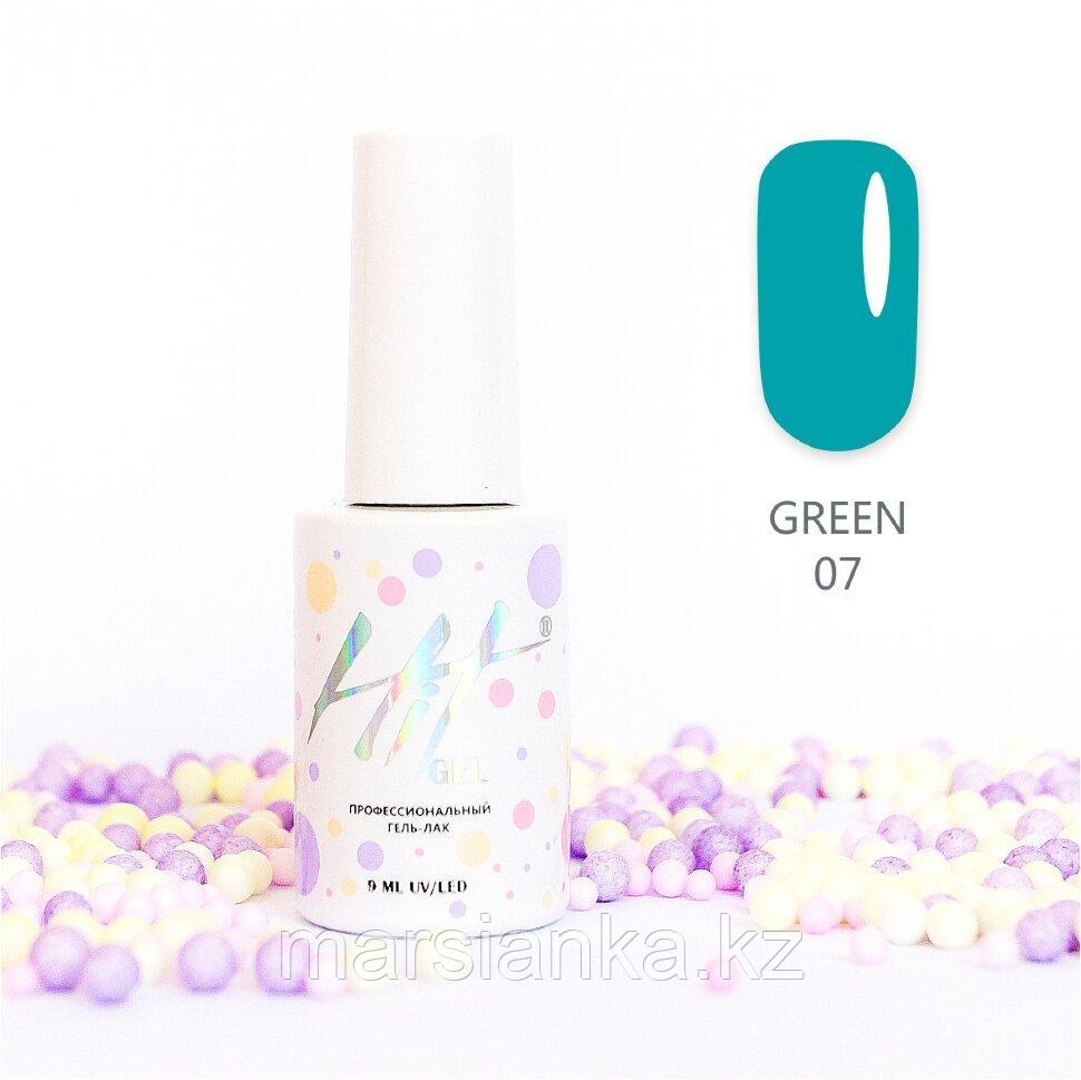 Гель-лак HIT gel Green №07, 9мл