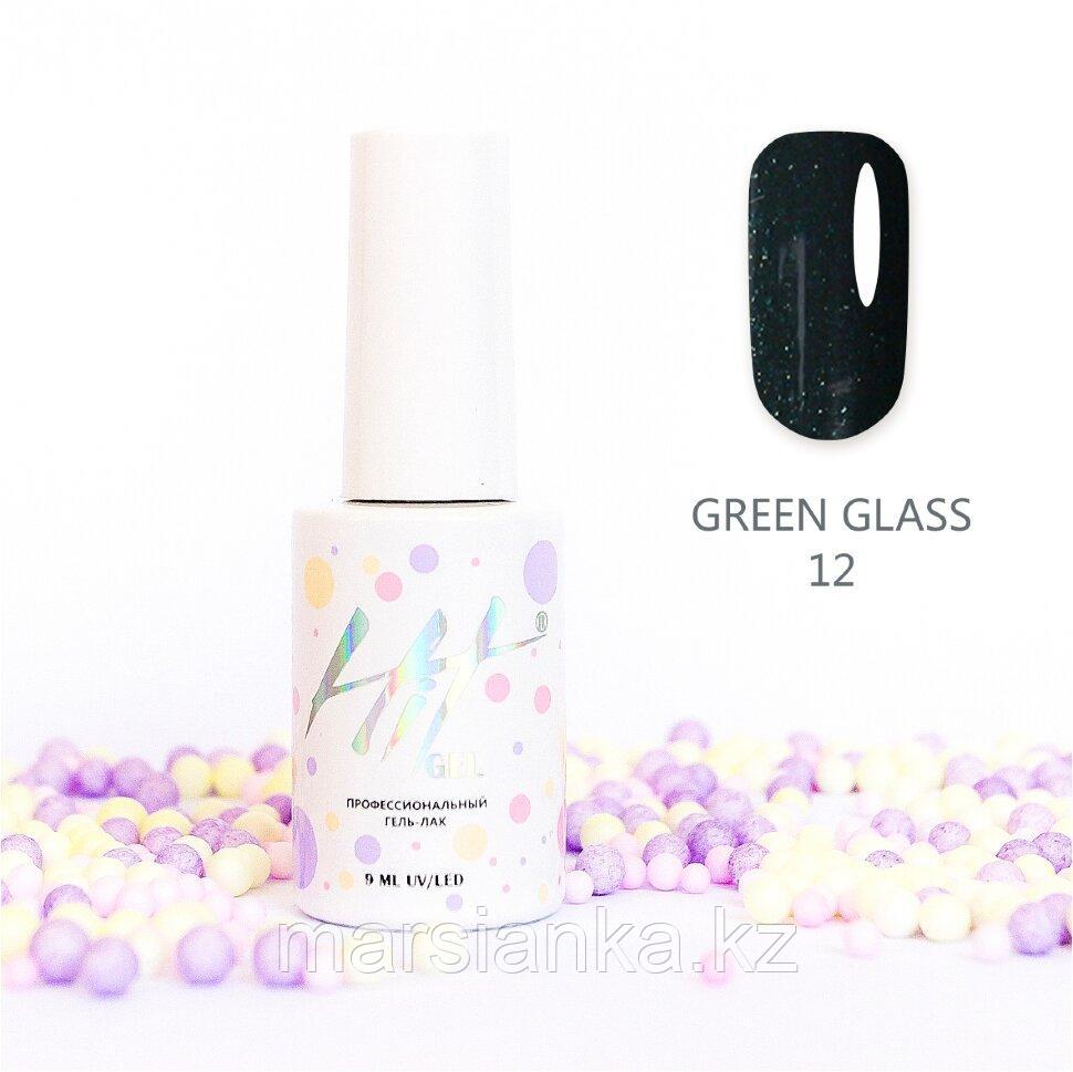 Гель-лак HIT gel Green glass №12, 9мл