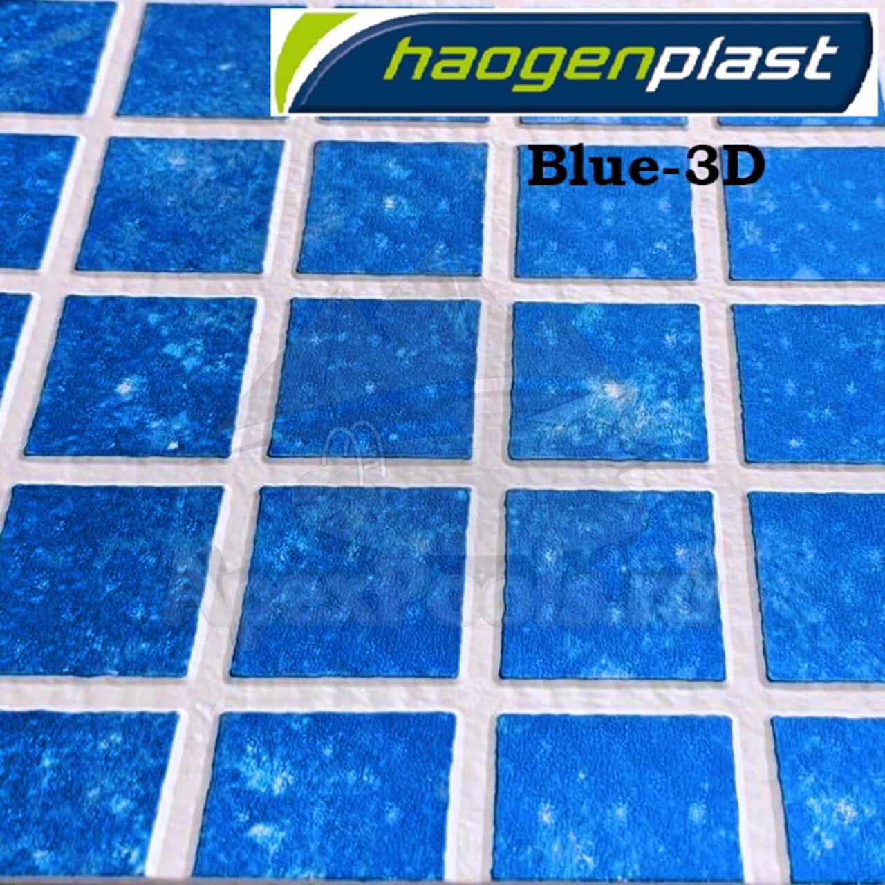ПВХ лайнер для бассейна Haogenplast MATRIX BLUE 3D