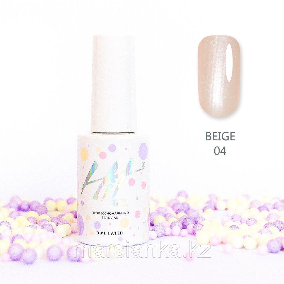 Гель-лак HIT gel Beige №04, 9мл