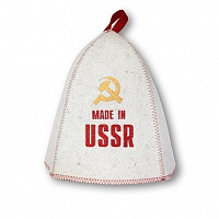 Шапка банная "СССР", войлок