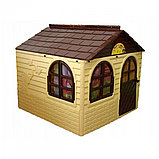 Детский домик игровой Doloni коричневый, фото 3