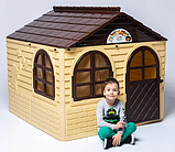 Детский домик игровой Doloni коричневый, фото 6