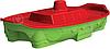 Детская Песочница бассейн Кораблик красно/зеленый
